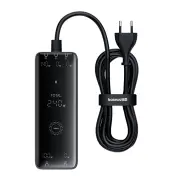 [GaN Tech] Baseus Digital Display 240W 5-Port USB PD Charger 3USB-C+USB-A+DC PD3.1 Fast Charging Desktop Charging Statio