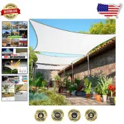 6' x 16' Water Permeable White Shade Sail - Custom Sizes Available