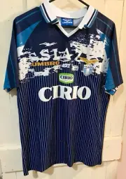 SS Lazio 1996 97 Away Third Shirt Retro jersey CIRIO Serie A 96 1997 90s Nesta L