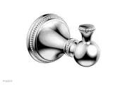 Phylrich 207-76/026 Brass BEADED Single Robe Hook in POLISHED CHROME, New!