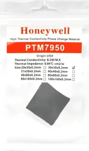 Honeywell PTM7950 30x30mm Phase Change Thermal Paste Laptop CPU Graphics