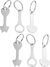 1set Shopping Cart Tokens Trolley Tokens with Keychains for Supermarket Carts Fit for Easy Access 6pcs