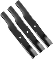 Autoparts 797696 Mower Blades Replacement for Hustler 54 Deck, 601124 High Lift Blades for Hustler, Fastrak, Super Z Series Lawn Mower, Replace for 601012 797712 (3 Pack)