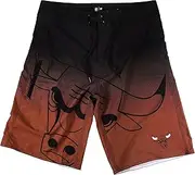 [FOCO] KLEW NBA Chicago Bulls Gradient Board Shorts