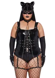 [Trickz N' Treatz] Plus Feline Femme Fatale Costume Set