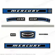 Fits Mercury 1974 40hp Outboard Engine Decals