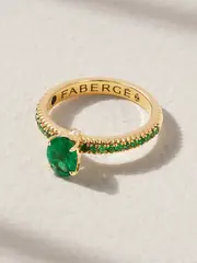 [Fabergé] Fabergé - Colours Of Love 18-karat Gold Multi-stone Ring - 51 51 Gold