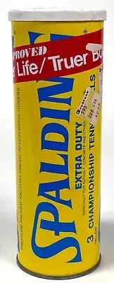 Vtg Spalding Championship Extra Duty Tennis Balls - New Championship Rebound