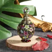 10ml Empty Flower Pattern Refillable Perfume Bottle Cosmetic Container Holder