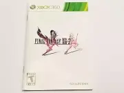 Final Fantasy XIII-2 Instruction Manual Booklet ONLY!! (XBOX 360) Square Enix