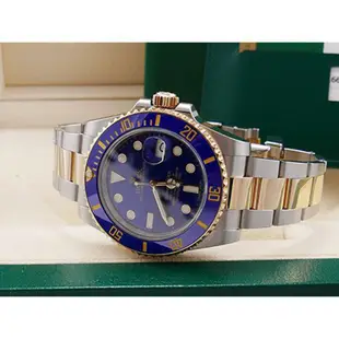 Rolex 勞力士 Submariner 116613LB 潛航者 半金 藍水鬼 陶瓷框 AB5908