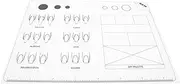 WOFASHPURET Acrylic Nail Art Practice Mat Soft Silicone Sheet for Home Salon Use Training Tool for Cleanup Stain for Learning Acrylic Application Techniques