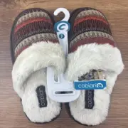 Cobian Women's Colima Mule Size 7 Slippers Cozy House Shoes Comfy Fluffy