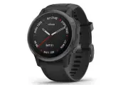 Garmin Fenix 6S Sapphire Carbon Grey DLC w/ Black Band 010-02159-26