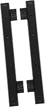Angoily 1Pair Keyboard Slide Out Tray Office Desk Rail Rack for Smooth and Silent Extension Heavy Duty Cold Rolled Ergonomic Design for Comfortable Use