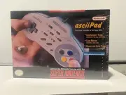 Sealed Super Nintendo, SNES, Asciipad Controller Sharp Corners NIB