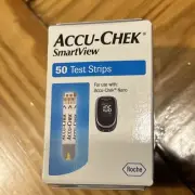 ACCU-CHEK SMARTVIEW 50 TEST STRIPS NEW Exp 11/30/2025 SAME DAY SHIPPING!