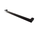 Aust Made Matt Black Bathroom Accessories Square Towel Rail Stainless 925mm