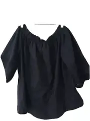 Decjuba Off The Shoulders Blouse Ballon Sleeve NWT Size L