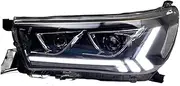 Auto Led Headlamps Lamp Front Lights Compatible For Hilux Revo Rocco 2015-2020 Pickup Car Led Headlamp(Headlight)