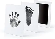 Totority Photo Frames Picture Frames Kit Handprint and Footprint Frame Footprint Frame Bamboo