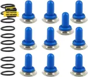 Blue 12Mm Rubber Rocker Toggle Switch Knob Hat Waterproof Boot Cover Cap Dustpro