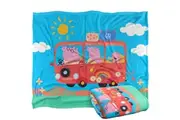 Peppa Pig Road Trip Blanket (White) (One Size)