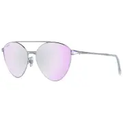 Swarovski SK0 286 Women Silver Sunglasses Metal Aviator Mirrored Casual Eyewears