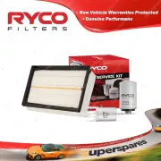 Ryco Oil Air Fuel Filter Service Kit for Volkswagen Multivan T5 350TSI 11-2014