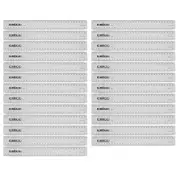 25PK Celco 30cm Metric Plastic Ruler School Art/Craft Stationery Drawing Clear