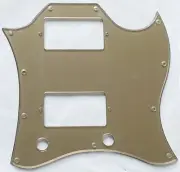 Guitar Pickguard For Gibson US SG Standard Full Face Style 1 Ply Acrylic Gold