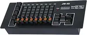 ZonQoonz DMX Controller, DMX512 40 Channel DJ Controller with Built-in Battery, DMX Mixer for Stage Lighting, DJ, Mobile Heads, Bars, Live Shows, Parties