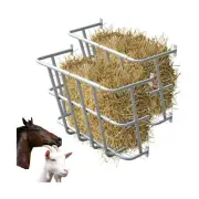 Hay Feeder Goat, 24 Gallon Multiple Sided Wall Mount Hay Rack, Heavy Duty Hay...