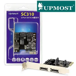 【MR3C】缺貨 含稅附發票 UPMOST登昌恆 Uptech SC310 PCI-E SATA6G擴充卡