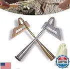 Greenby Garden Hoe, Weeding Tool, Full Stainless Steel Hollow Hoe, Heavy Duty