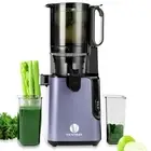 Slow Masticating Juicer Machine, 5.1" Extra Large Feed Chute Cold Press Juice...