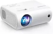 Mini Projector Portable Projector w/9000 Lux Full HD 1080P Phone/Tablet/Laptop