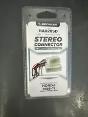 Scosche HA028SD Car Stereo Wiring Connector Honda Acura Isuzu 1986-11