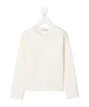logo-patch sweatshirt 8Y white