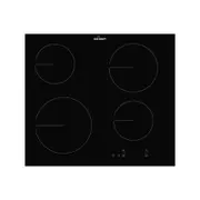 Chef 60cm 4 Zone Ceramic Cooktop - Black