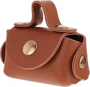 ERINGOGO 1:16 Scale Dollhouse Mini Leather Tote Bag Toddler Girls Bag Toy Zipper for Dollhouse Decorations
