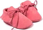 [Generic Brands] Girl's Baby Girl's Shoes Soft Boy's Moccs Soft Tassel Sole of Flat Shoes Moccasins for Autumn Spring Baby's Newborn Baby Shoes
