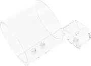 1pc Acrylic Fish Feeder Hanging Hook Type Aquarium Feeding Ring Food Container for Fish Food No Spill