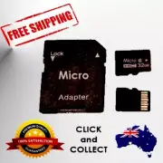 Micro SD Memory Card 128 gb. Micro SD Memory card 64 gb, Adapters, AU Stock.