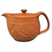 Teapot Kyusu Tokoname - MAMIYA - Orange - 830 ml cc - Stainless Infuser - Rose