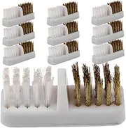 MOTHNUR Reusable Nail Drill Bits Brush Nail Dust Collector Duster Collector Drill Cleaning Brush for Art
