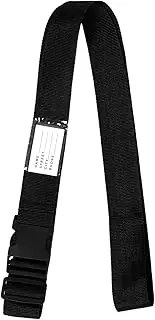 [Beavorty] Adjustable Luggage Belt Strap Versatile Travel Bag Connector Strap for Suitcase Security Includes Blank Tag for Easy Identification Luggage Accessory for