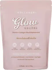 The Collagen Co. Glow Shakes Collagen Meal Replacement - Chocolate Flavor, Hi...