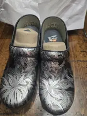 Dansko New In Box XP 2.0 Clog Women size 40 US 9.5 -10 Jungle Metallic Patent
