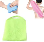[Generic] Extended Exfoliating Back Scrubber with Handles, Exfoliatings Body Scrubber with Handles, Length Back Washers Scrubbers Stretchable Pull Strap Exfoliating Washcloth